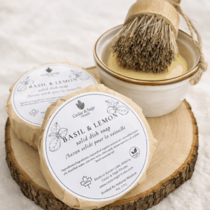 Solid Dish Soap Bundle: Basil & Lemon