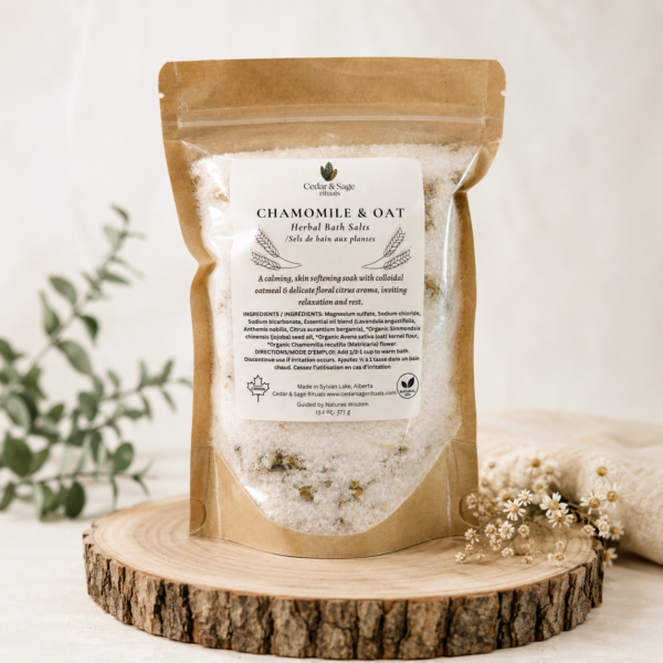 Chamomile & Oat Herbal Bath Salts