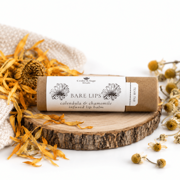 Bare Lips- Calendula & Chamomile Infused Lip Balm