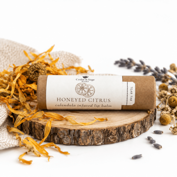 Honeyed Citrus- Calendula Infused Lip Balm