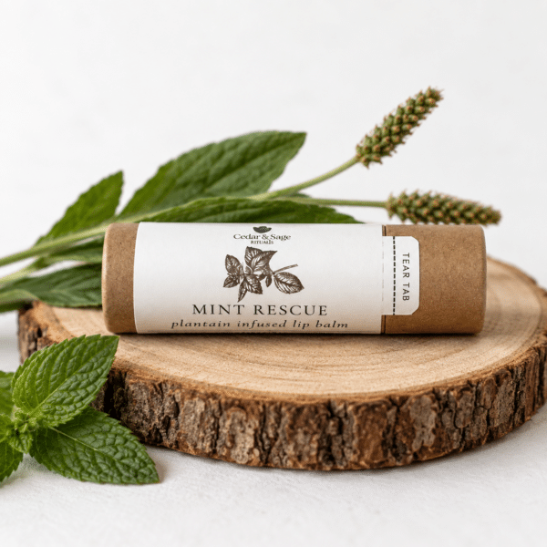 Mint Rescue- Plantain Infused Lip Balm